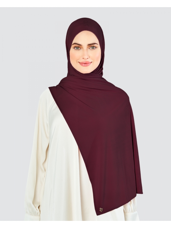 YURI STRETCH KNIT - BURGUNDY
