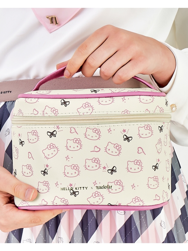 HELLO KITTY X NAELOFAR GLAM POUCH - ICING