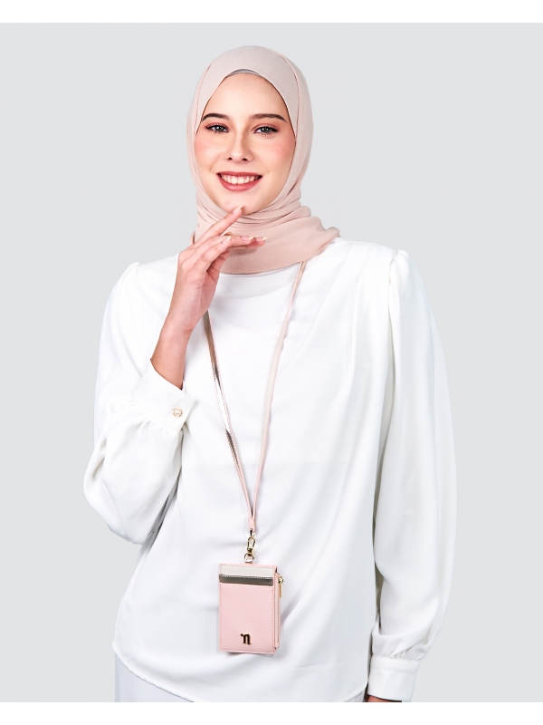 N ICON COLOUR LANYARD - BALLET