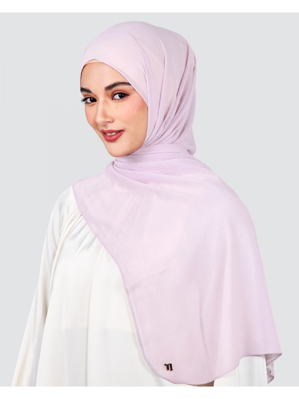 LEAH CHIFFON SHAWL - LILAC