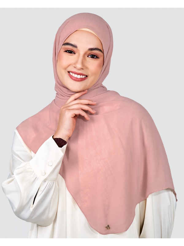 LEAH CHIFFON SHAWL - LYCHEE