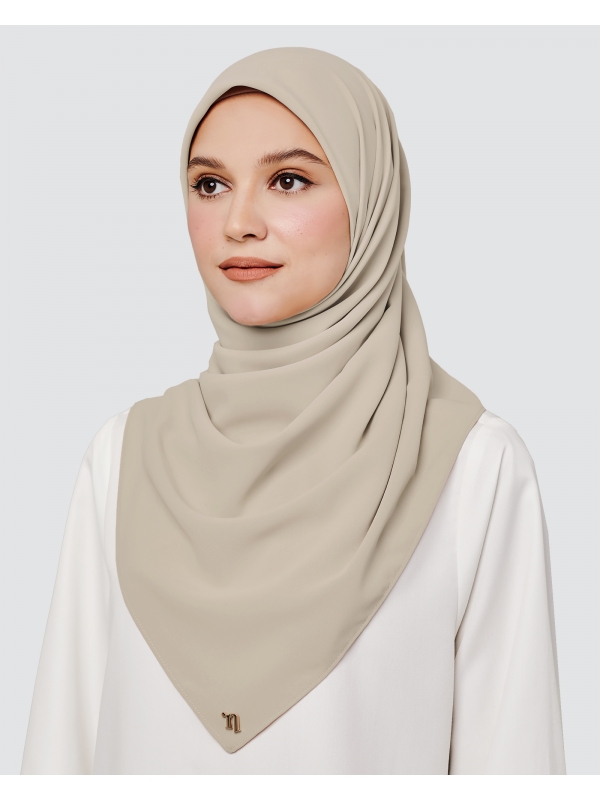 MAYA MATTE SATIN SQUARE - ASH