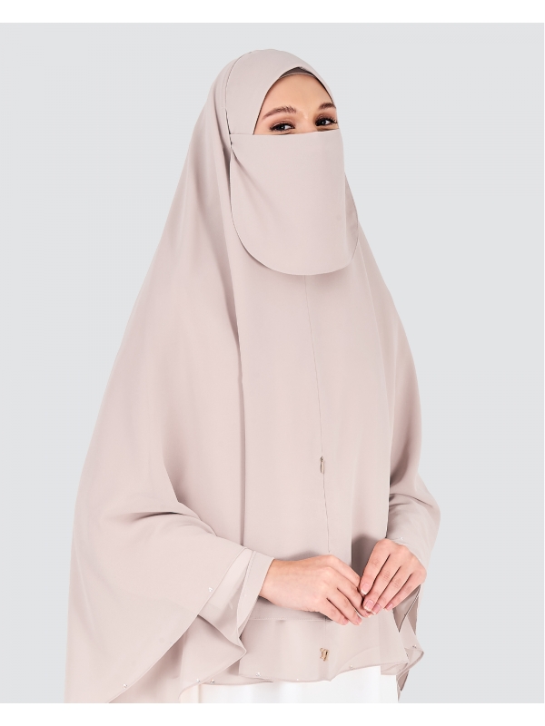 KHAYLA CRYSTAL KHIMAR - ROSE BLUSH