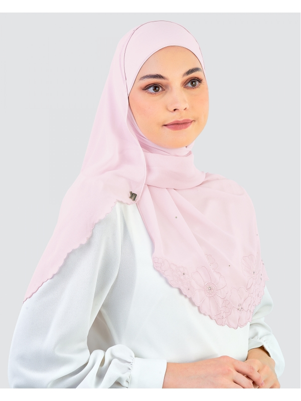 KIRANA CRYSTAL SHAWL - COTTON CANDY