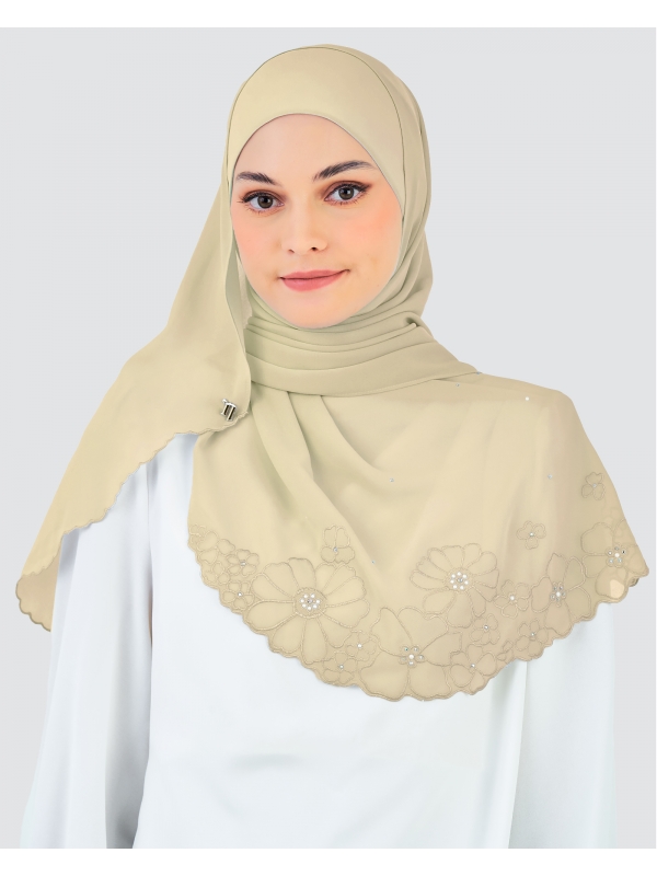 KIRANA CRYSTAL SHAWL - MUFFIN