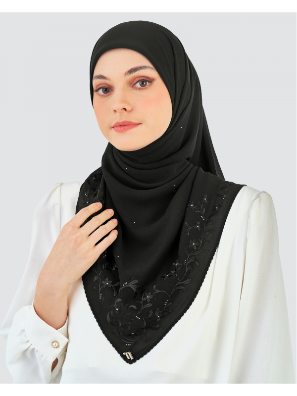 KESUMA CRYSTAL SQUARE - BLACK