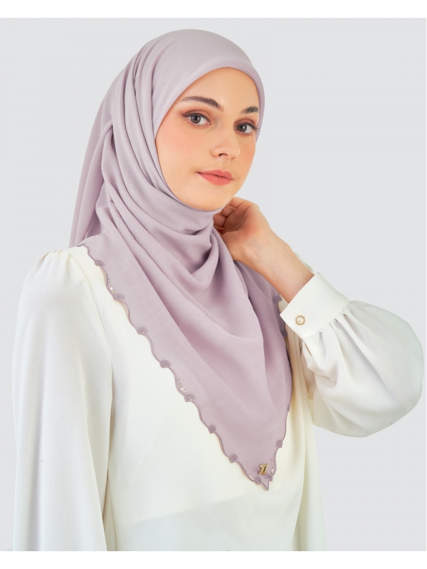 TERATAI CRYSTAL SQUARE - LILAC MAUVE