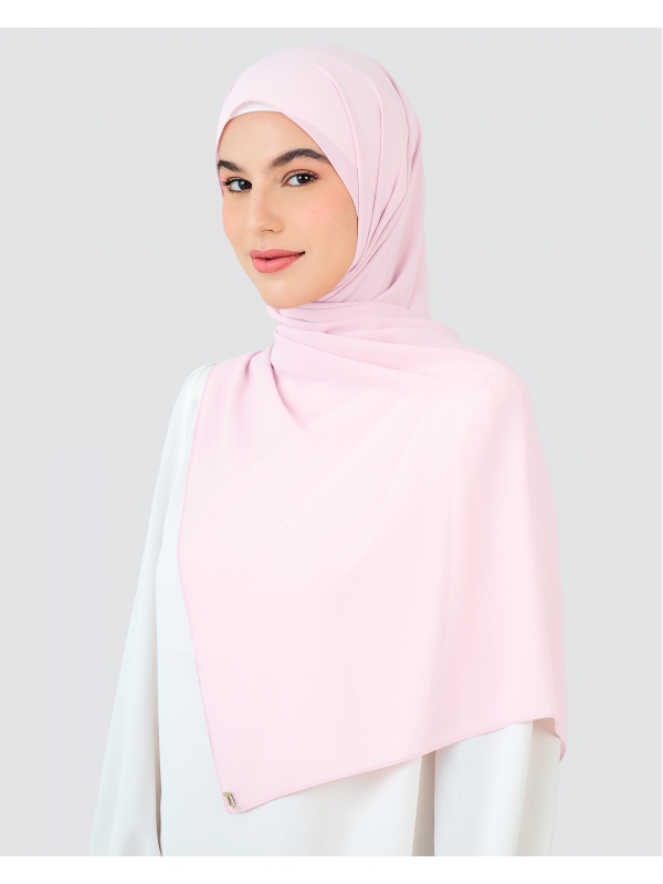 RAYA CHIFFON SHAWL - COTTON CANDY