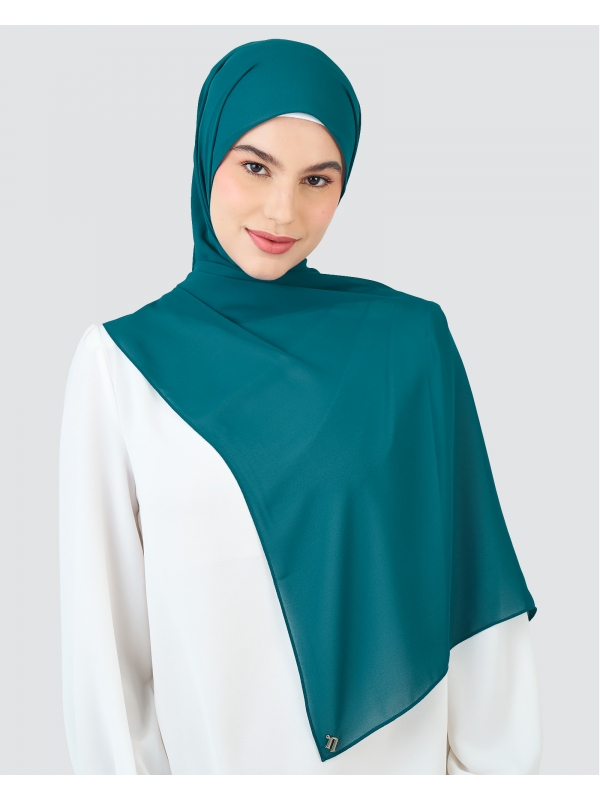 RAYA CHIFFON SHAWL - TEAL
