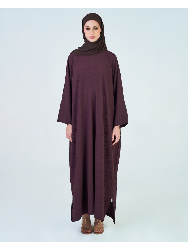 X-PRESS OVERSIZED DRESS - DEEP RASPBERRY