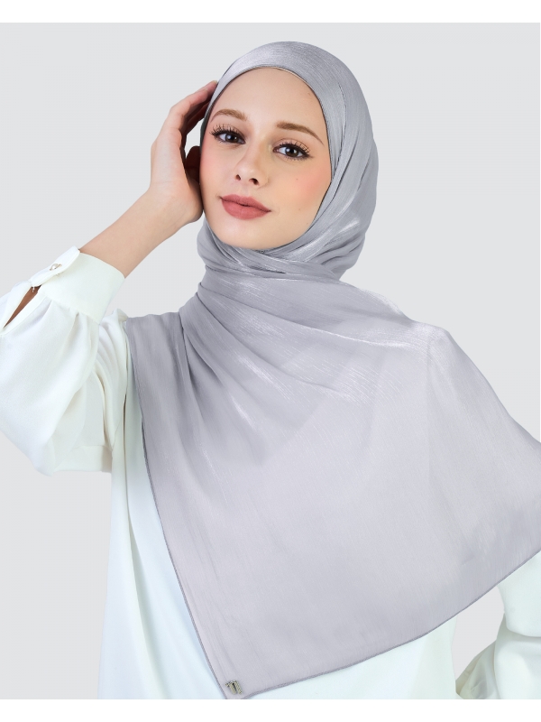 ALAIA CHIFFON SHAWL - LILAC