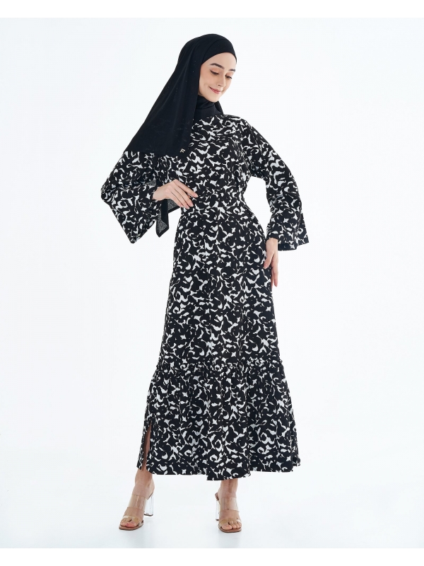 X-PRESS NAHLA DRESS - BLACK