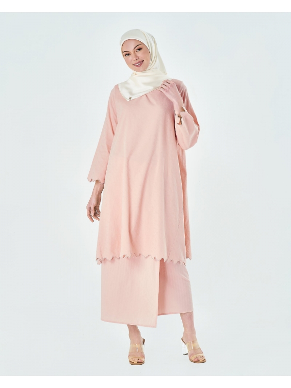 AZALEA KURUNG SET - MELON PINK