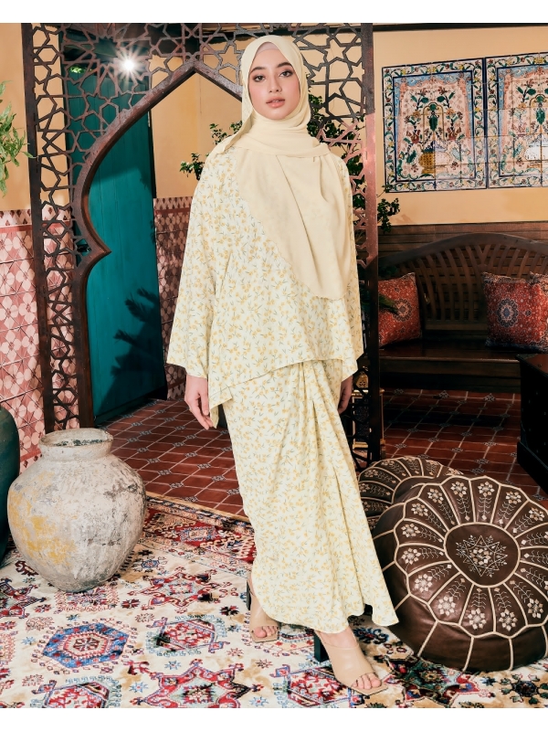 JASMINE KAFTAN SET - BUTTER