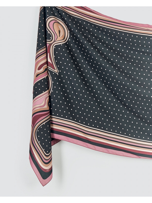 SUNDAE SHAWL - BLACK FOREST