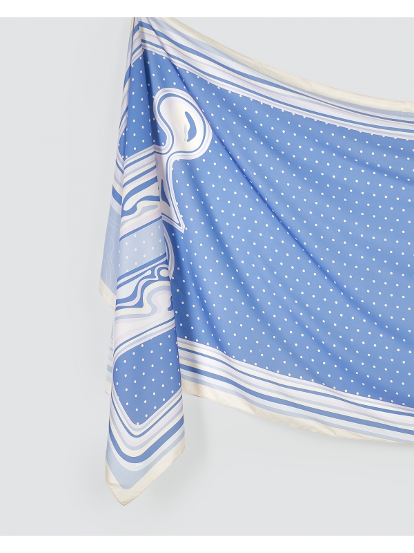 SUNDAE SHAWL - BLUE SHERBET