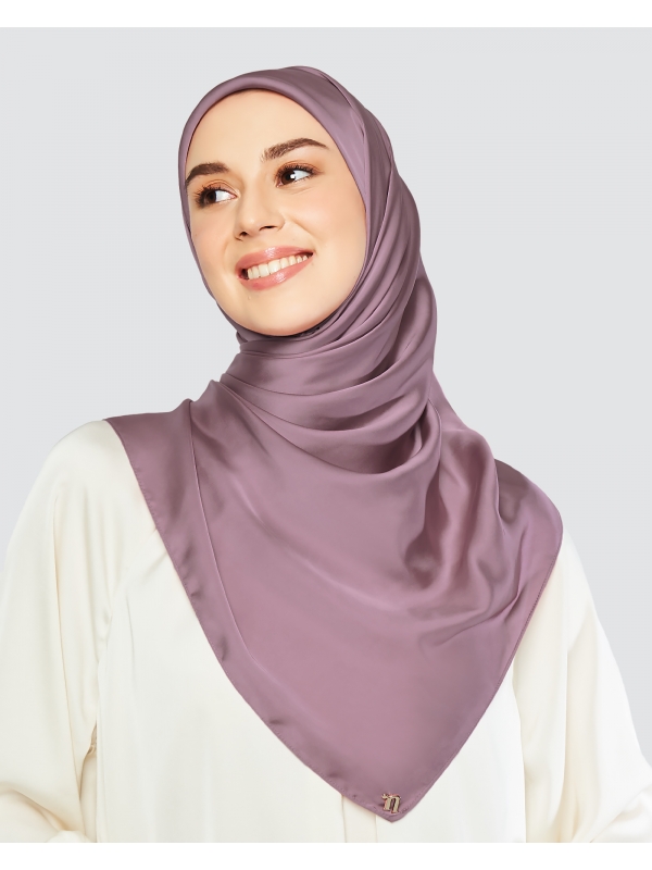 SWARA SATIN SQUARE - DUSTY MAUVE