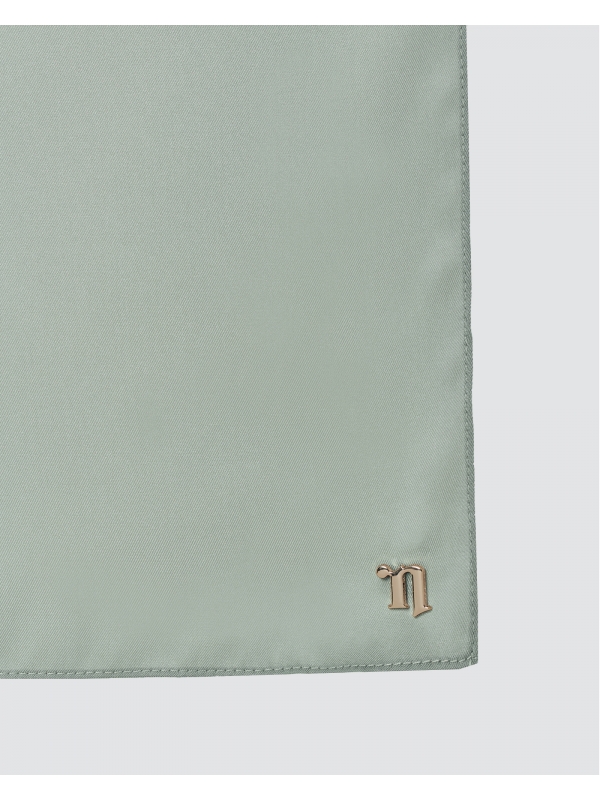TAHIRA SATIN TWILL SQUARE - GREY