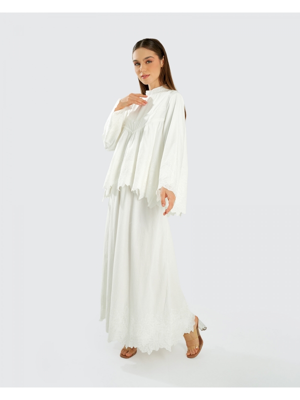 THE BUNGA SERIES: EMBROIDERED SKIRT - BLOSSOM
