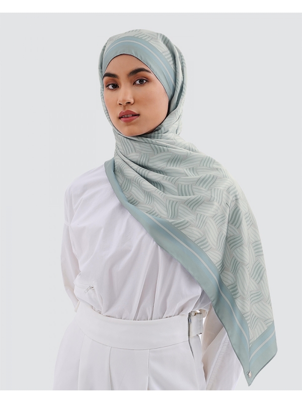 WEAVE SHAWL - DUSTY BLUE