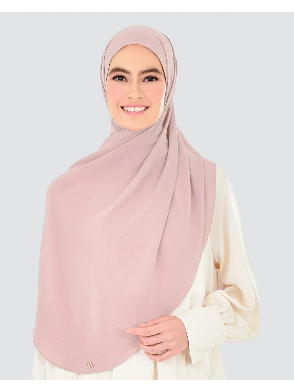 X-PRESS BUBBLE CHIFFON SHAWL - PALE PINK