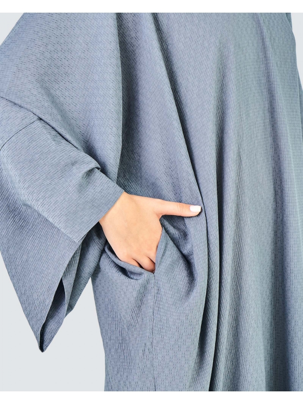 X-PRESS KAFTAN DRESS - BLUE GRANITE
