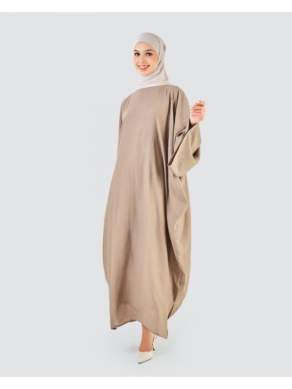 X-PRESS KAFTAN DRESS - MOCHA