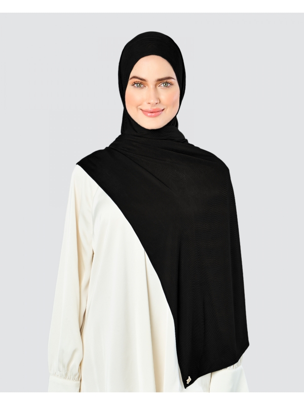 YURI STRETCH KNIT - BLACK