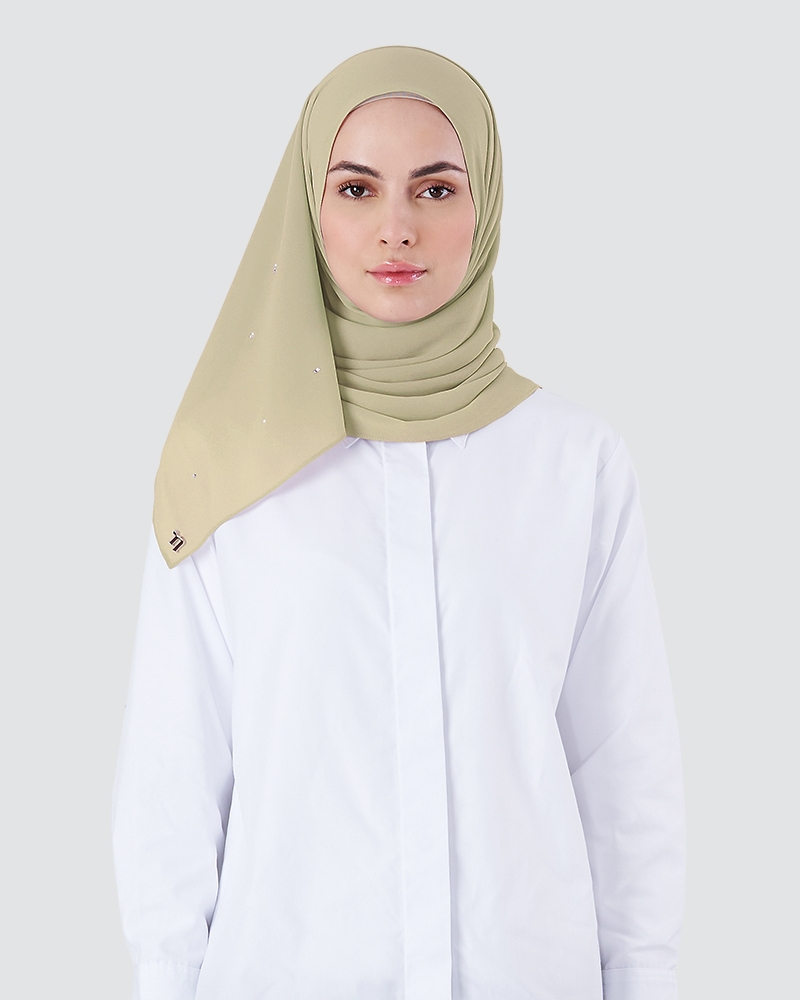 BRYA SHAWL - DEEP MOSS BROWN