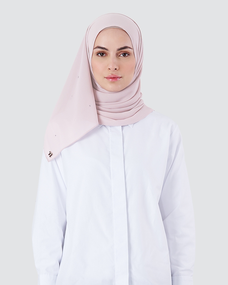 BRYA SHAWL - PALE DUSTY ORCHID
