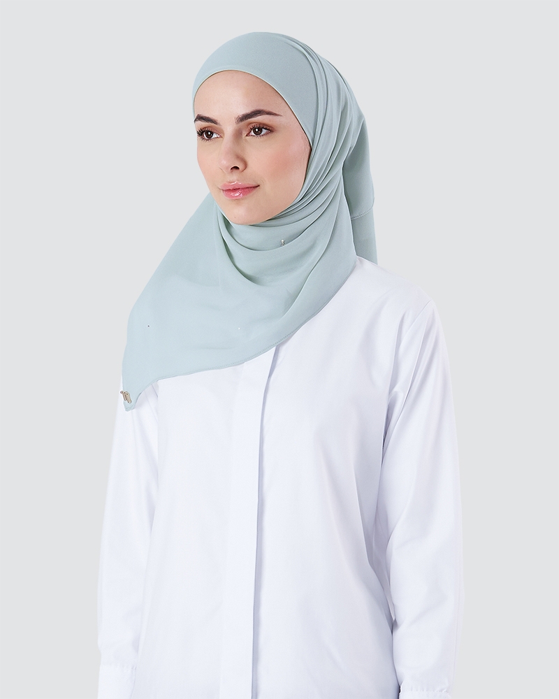 BRYA SQUARE - POWDER BLUE