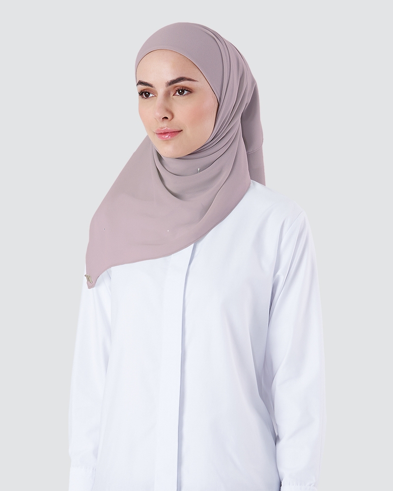 BRYA SQUARE - VERY LIGHT MAUVE-PURPLE