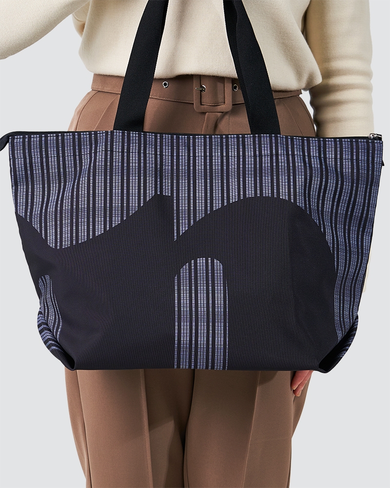 CASUAL SHOPPER BAG - BLACK