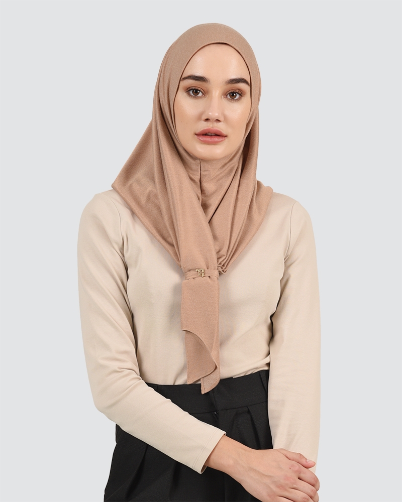 FRONT KNOT DENIM - DUSTY COLD KHAKI