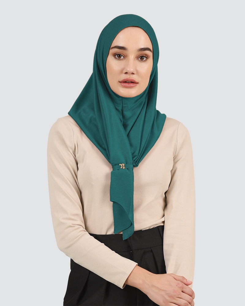 FRONT KNOT DENIM - MEDIUM DARK OCEAN
