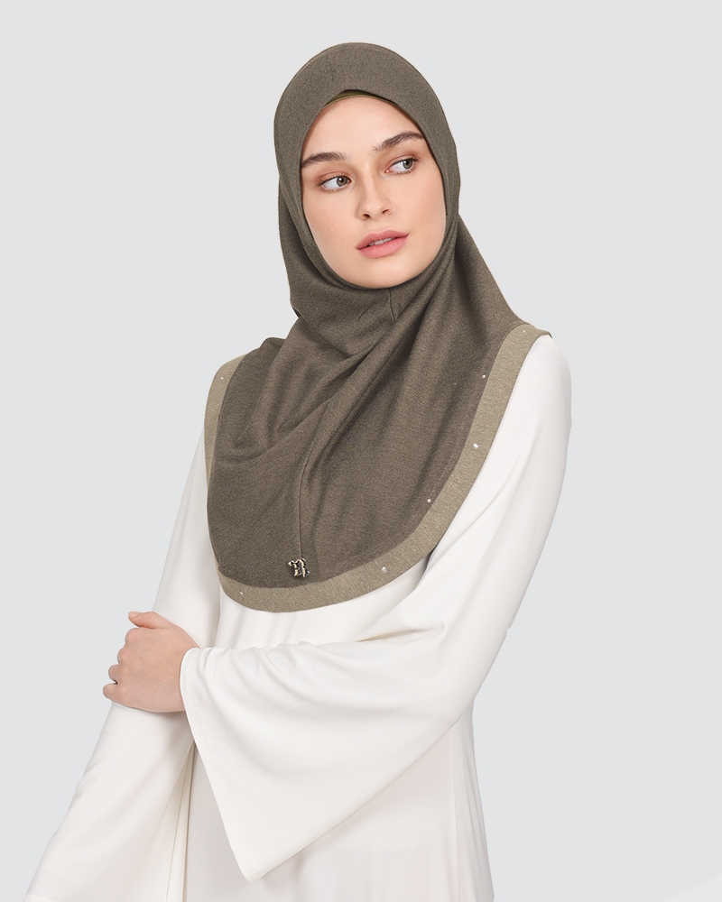 EMAN DENIM - DEEP GREY-OLIVE GREEN
