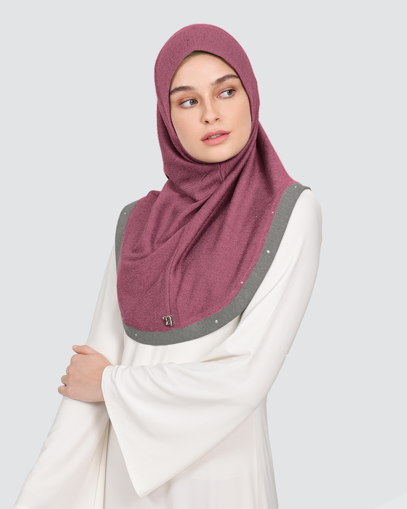 EMAN DENIM - DEEP ROSE MAGENTA-RED