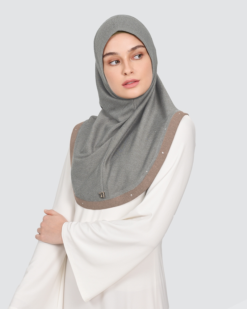 EMAN DENIM - LIGHT GREY-GREEN