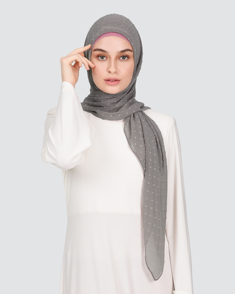 FIONA - MEDIUM GREY - RED