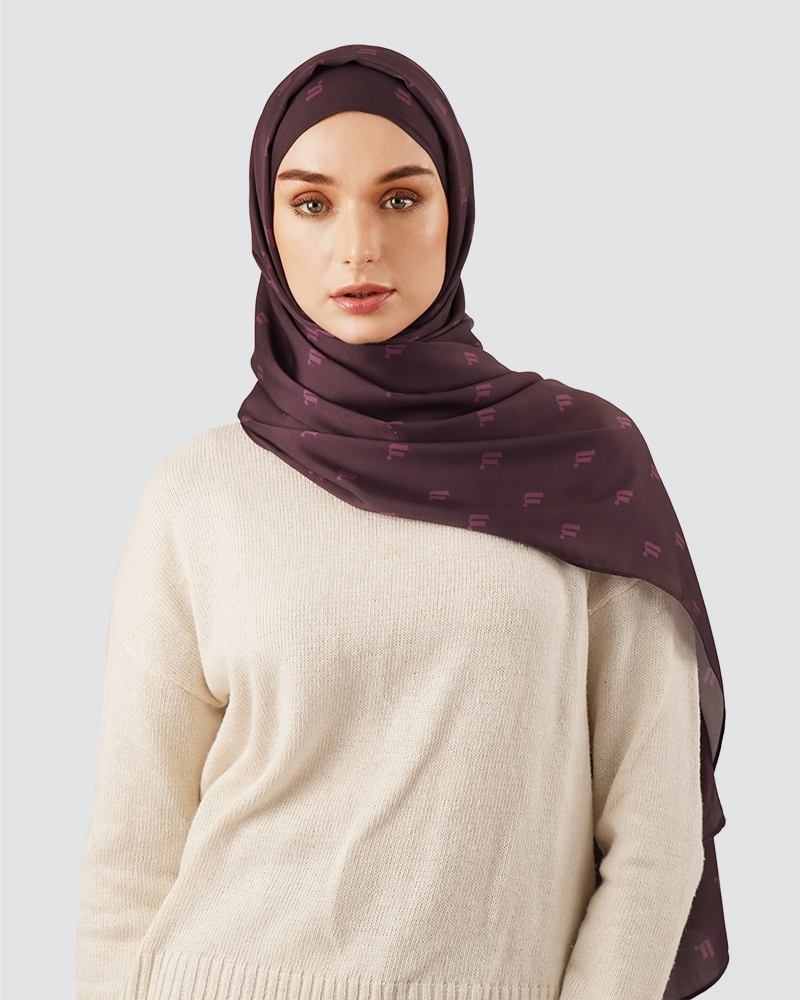 GO FAR MODA - DARK RED (SHAWL)