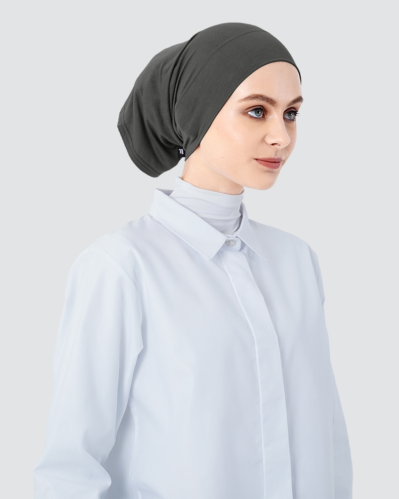 INNER SNOWCAP BASIC - DARKEST GREY-RED