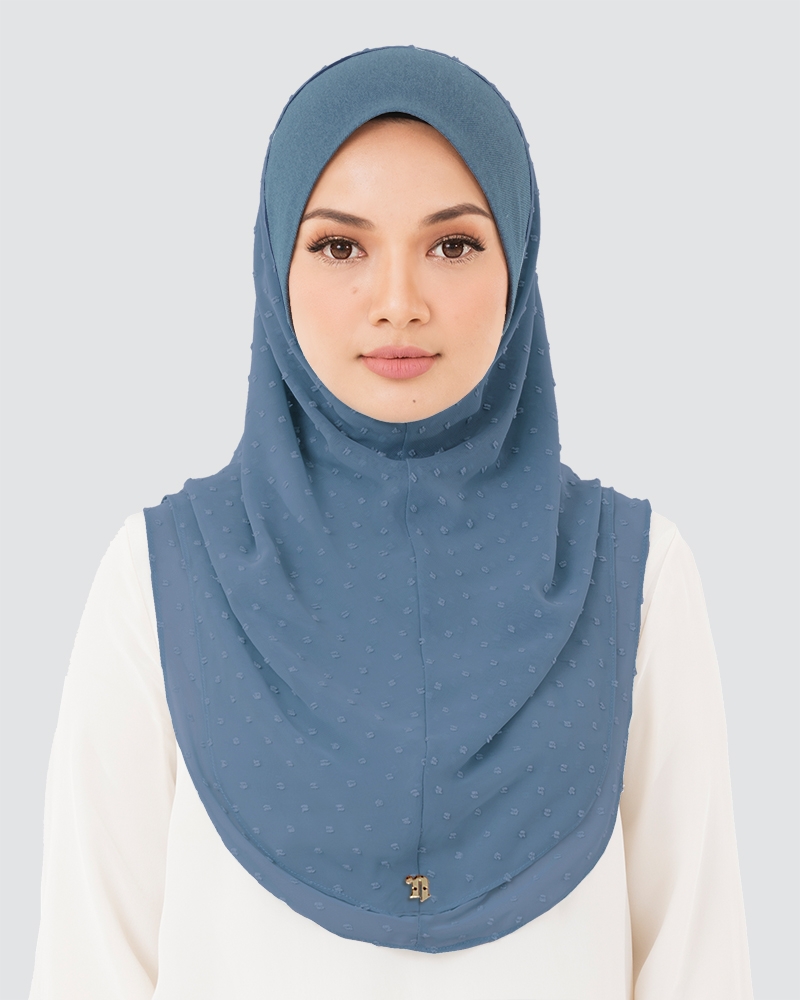 IRIS DENIM - MEDIUM DENIM CYAN-BLUE