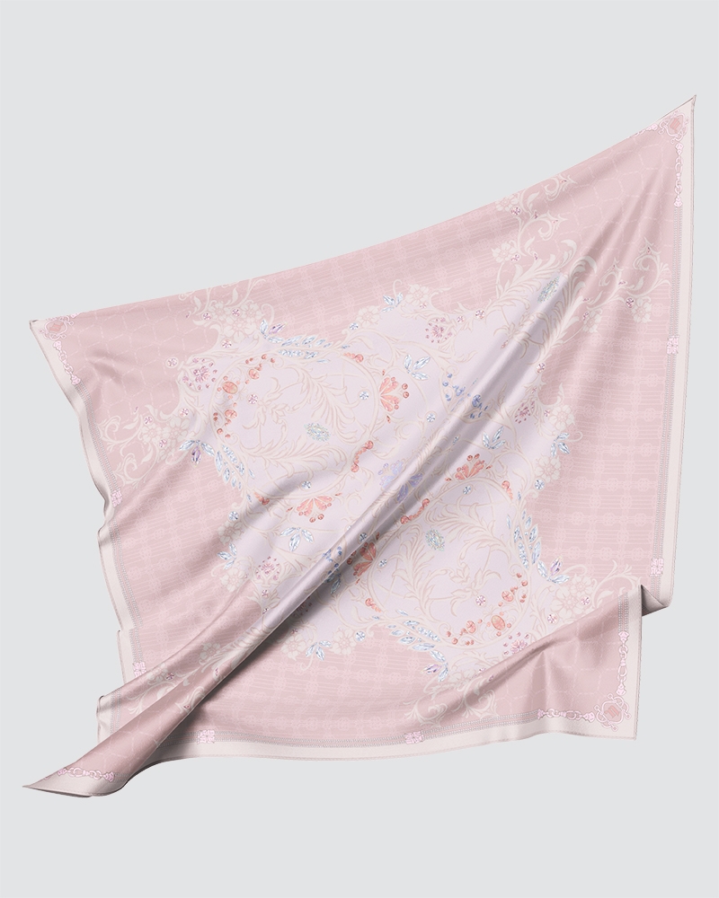 JEWEL SQUARE - ROSE QUARTZ