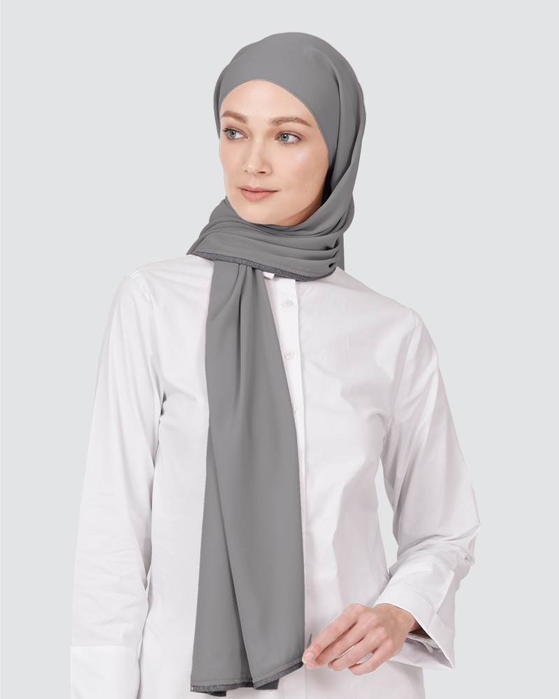 KATE PLAIN - DARK GREY-BLUE