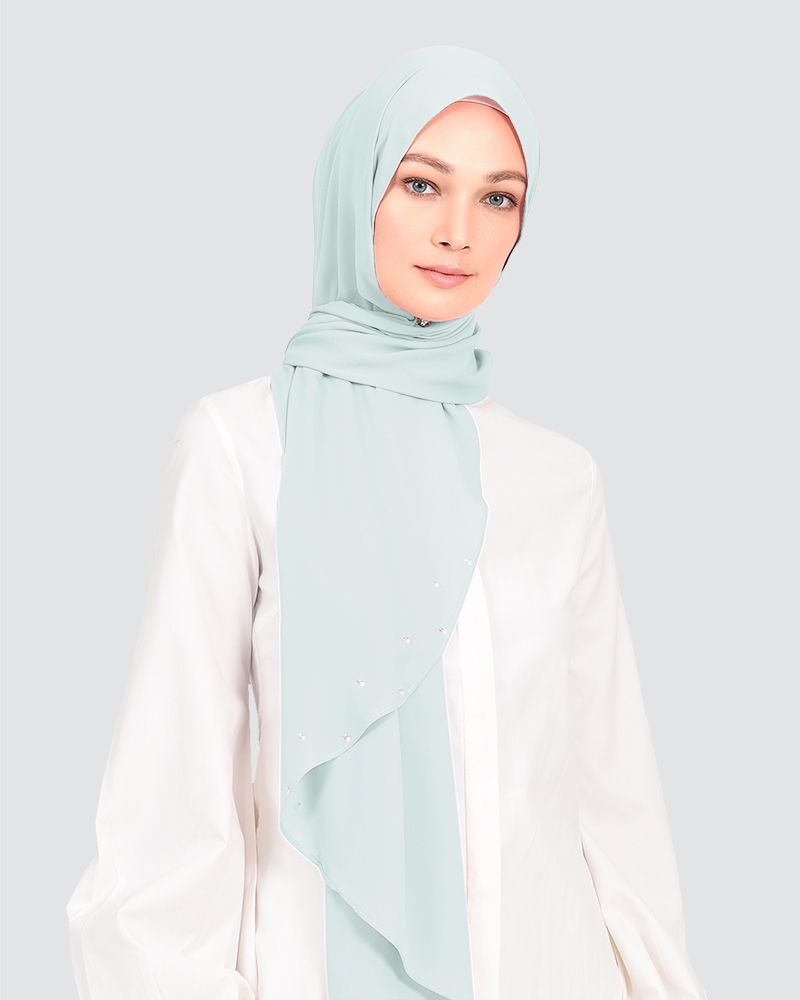 LADY WARDA - DUSTY POWDER BLUE