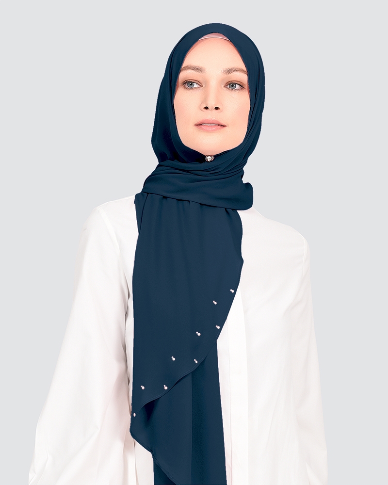 LADY WARDA - MEDIUM DUSTY NAVY BLUE