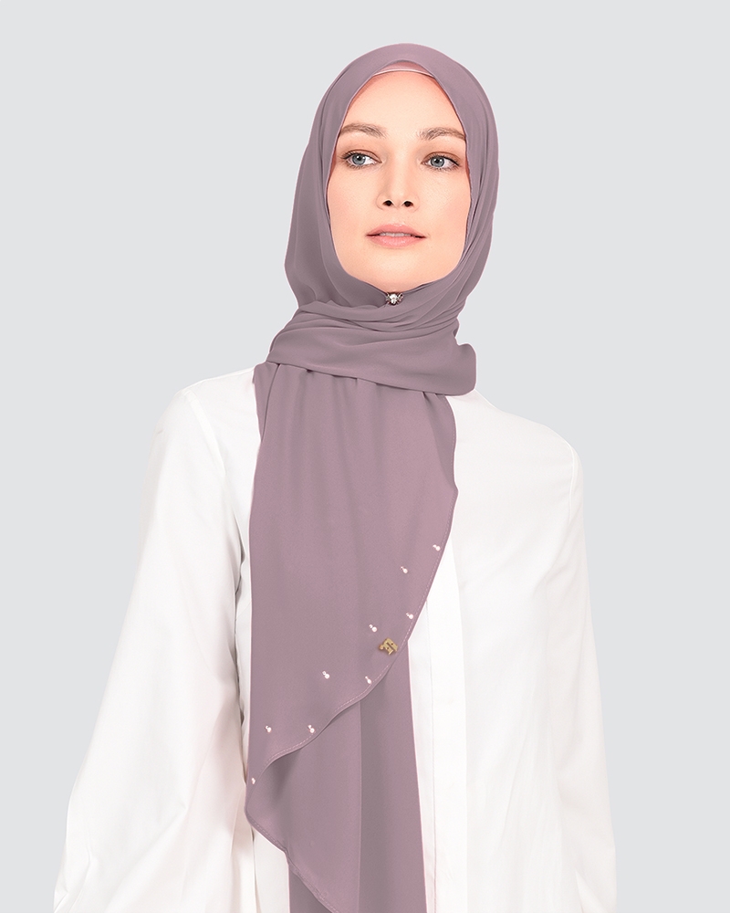 LADY WARDA - MEDIUM DUSTY MAUVE-PURPLE