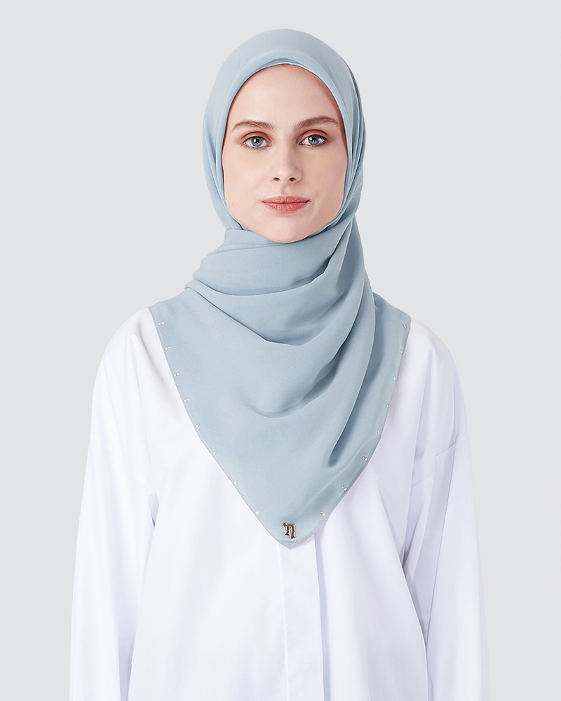 LIYA SQUARE - DARK POWDER BLUE
