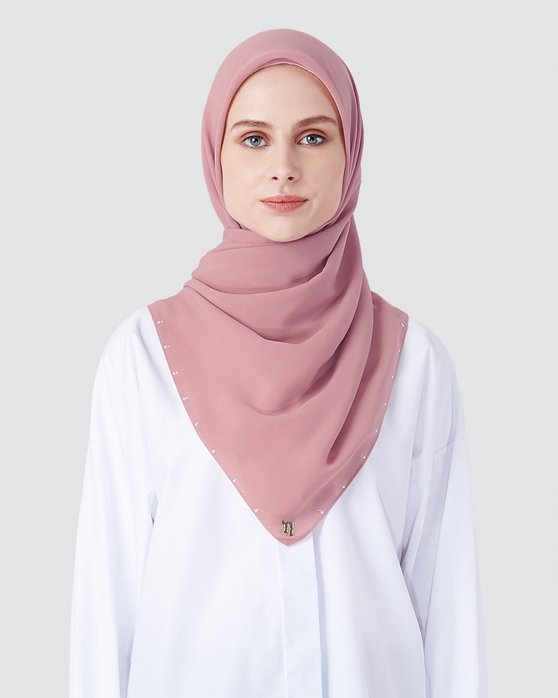 LIYA SQUARE - WARM DUSTY LILAC