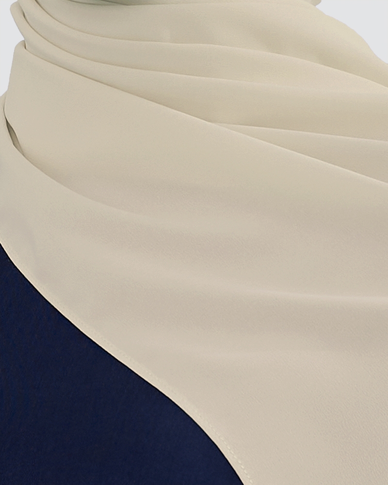 MAYA MATTE SATIN SHAWL - SAND